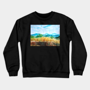 Panama Mountains near Boquete Painting Crewneck Sweatshirt